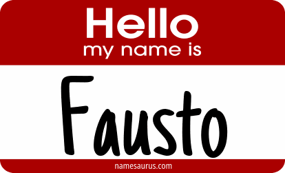 Hello my name is Fausto png download