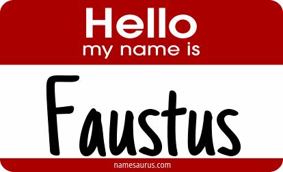 Hello my name is Faustus png download