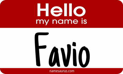 Hello my name is Favio png download