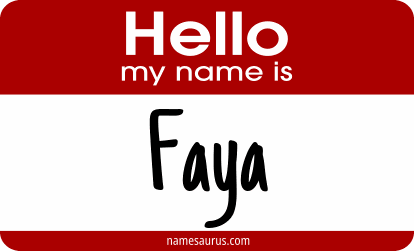 Hello my name is Faya png download