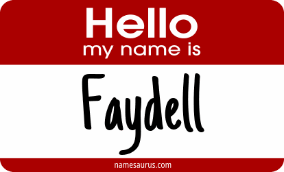 Hello my name is Faydell png download