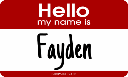 Hello my name is Fayden png download