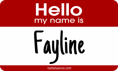Hello my name is Fayline png download