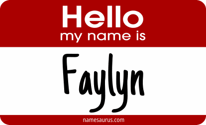 Hello my name is Faylyn png download