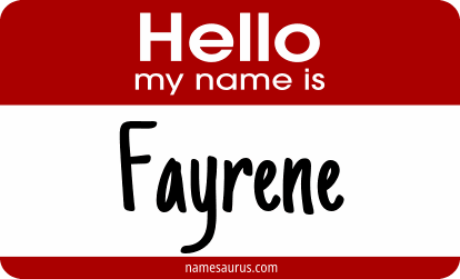 Hello my name is Fayrene png download