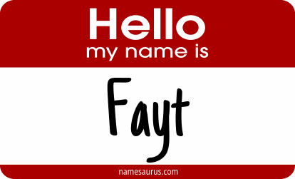 Hello my name is Fayt png download