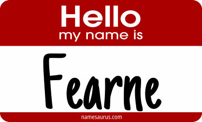 Hello my name is Fearne png download