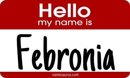 Hello my name is Febronia png download