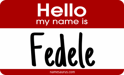 Hello my name is Fedele png download