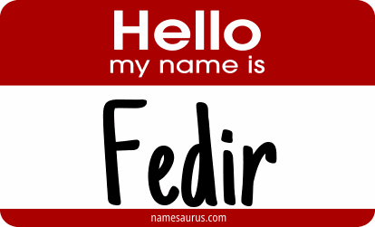 Hello my name is Fedir png download