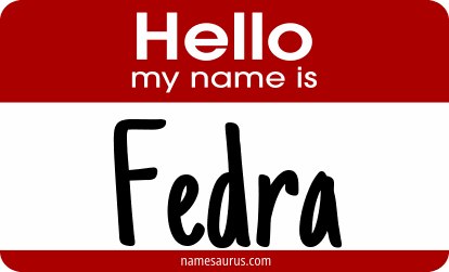 Hello my name is Fedra png download