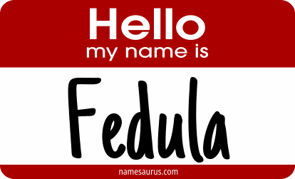 Hello my name is Fedula png download