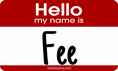 Hello my name is Fee png download
