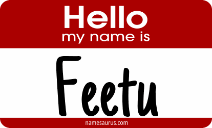 Hello my name is Feetu png download