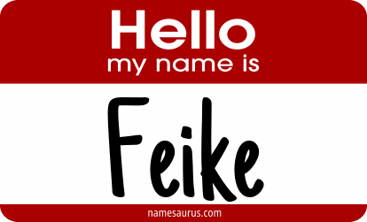 Hello my name is Feike png download