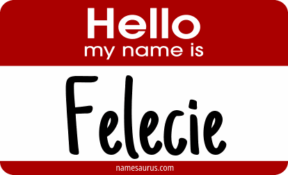 Hello my name is Felecie png download