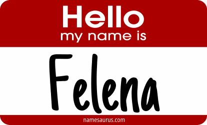 Hello my name is Felena png download