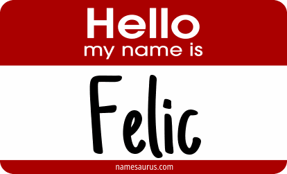 Hello my name is Felic png download