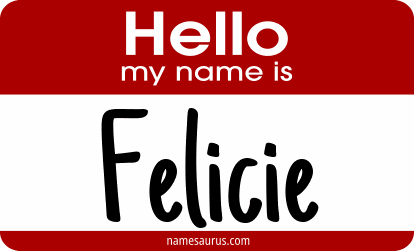 Hello my name is Felicie png download