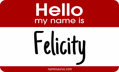 Hello my name is Felicity png download