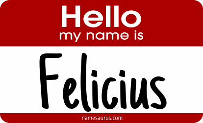 Hello my name is Felicius png download