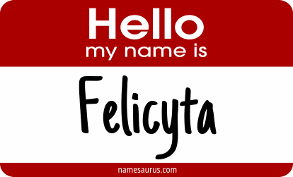 Hello my name is Felicyta png download