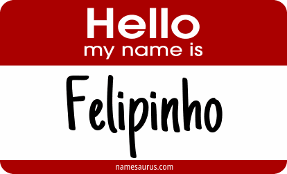 Hello my name is Felipinho png download