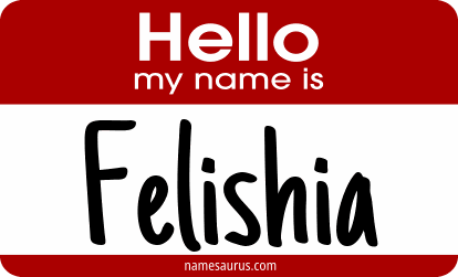Hello my name is Felishia png download