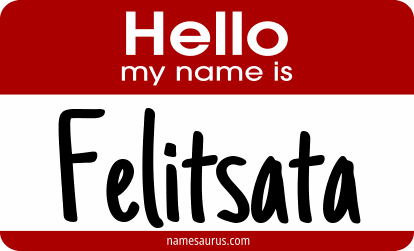 Hello my name is Felitsata png download