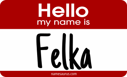 Hello my name is Felka png download