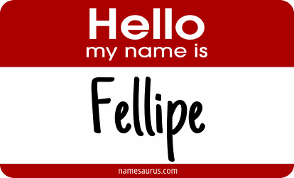 Hello my name is Fellipe png download