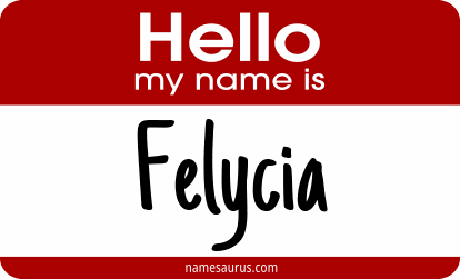 Hello my name is Felycia png download