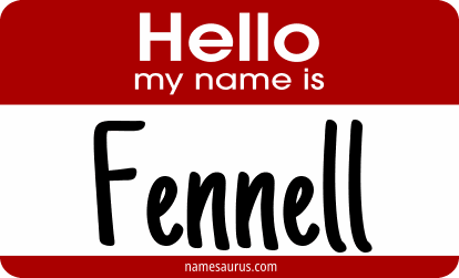 Hello my name is Fennell png download