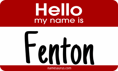 Hello my name is Fenton png download