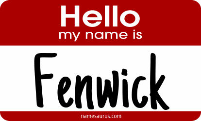 Hello my name is Fenwick png download