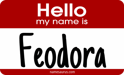 Hello my name is Feodora png download