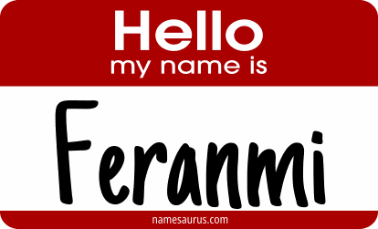 Hello my name is Feranmi png download