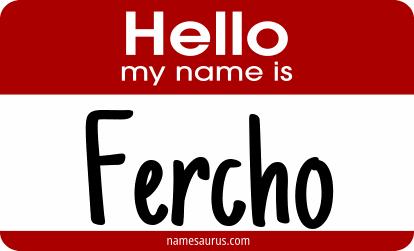 Hello my name is Fercho png download