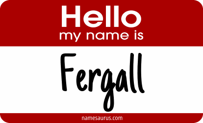 Hello my name is Fergall png download