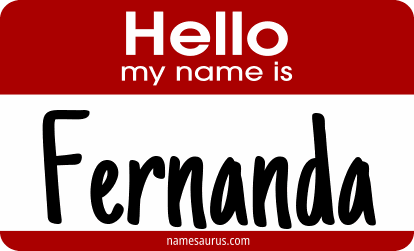 Hello my name is Fernanda png download