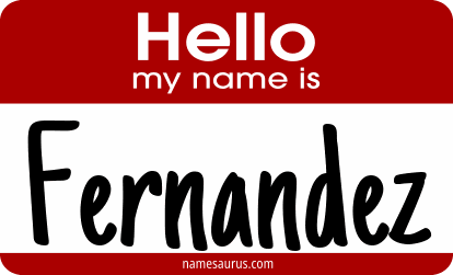Hello my name is Fernandez png download