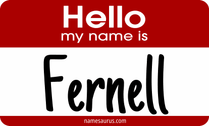 Hello my name is Fernell png download