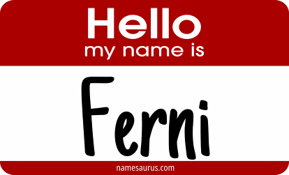 Hello my name is Ferni png download