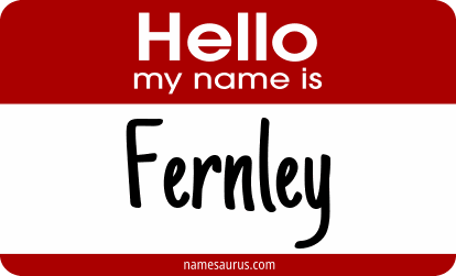 Hello my name is Fernley png download