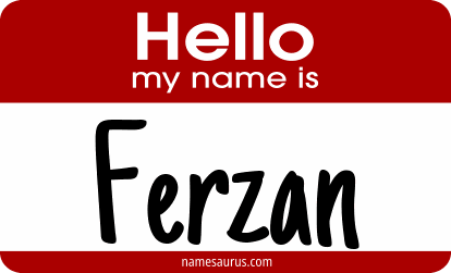 Hello my name is Ferzan png download