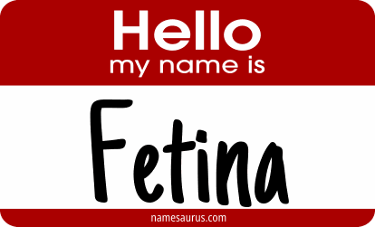 Hello my name is Fetina png download