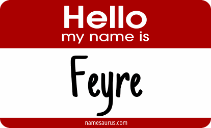 Hello my name is Feyre png download