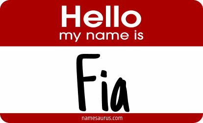Hello my name is Fia png download