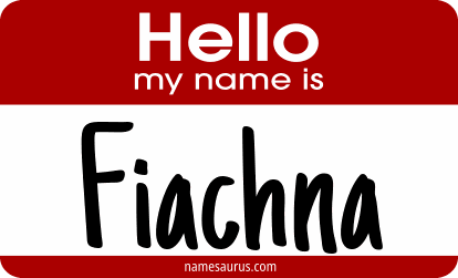 Hello my name is Fiachna png download