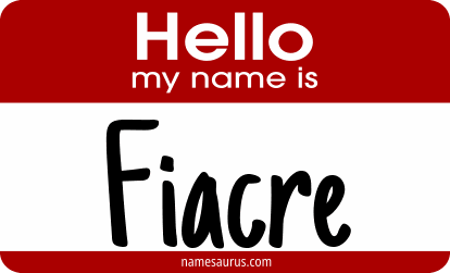 Hello my name is Fiacre png download